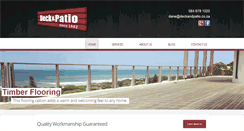 Desktop Screenshot of deckandpatio.co.za